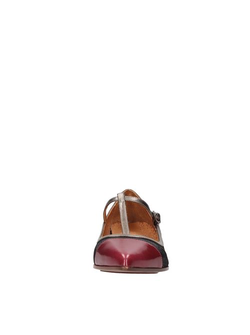 JENU45 model décolleté in leather CHIE MIHARA | JENU45GRANATA